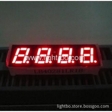 0.28" Common Cathode Super Red Four-digit 7-segment Led Numeric Displays 